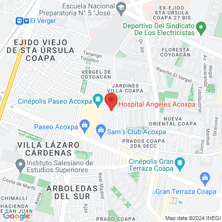 Neurología Pediátrica map