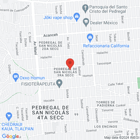 La Barberia Del Barrio Pedregal map