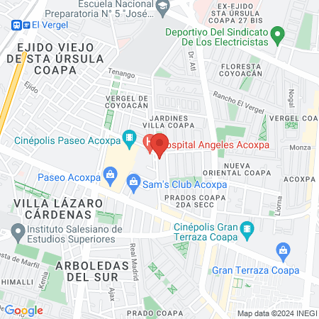 Dr. Francisco Javier Cruz Henestrosa map