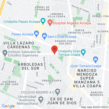 Ortiz María de los Ángeles map