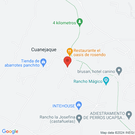 Pensión Canina Campestre "La Cabaña" map