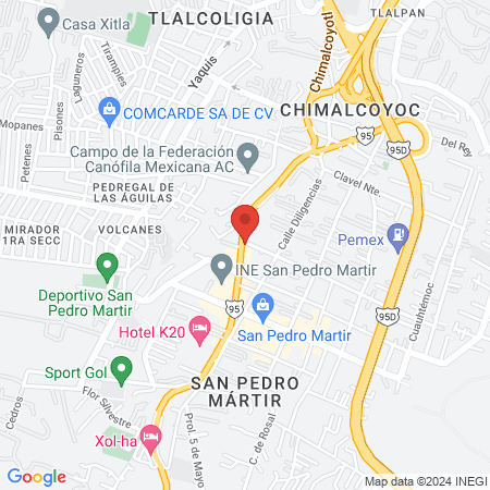 Estética GLAMOUR LATINO map