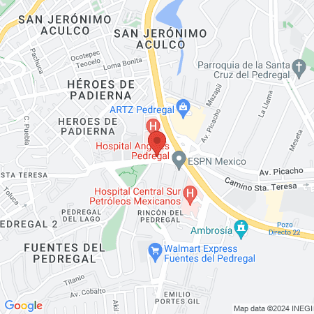 Aire Daniela Gomez Gallegos Neumólogo Magdalena Contreras map