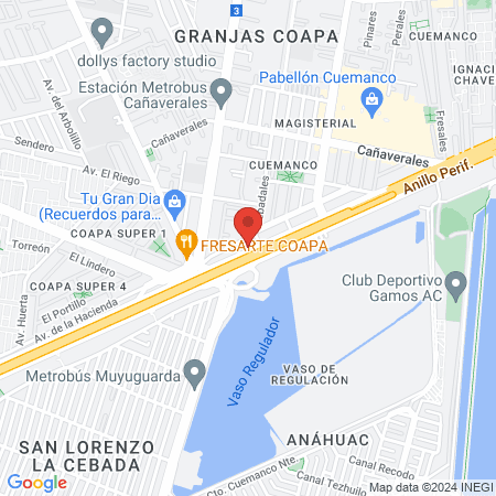 Dentti Mexico Suc. Coapa map