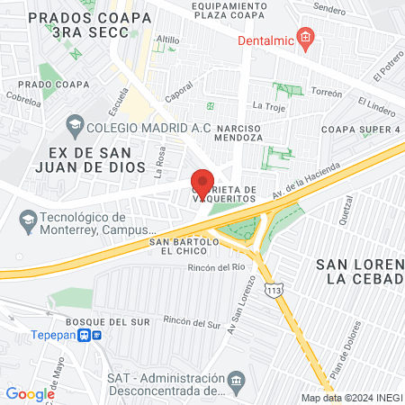 JA Estudio Dental map