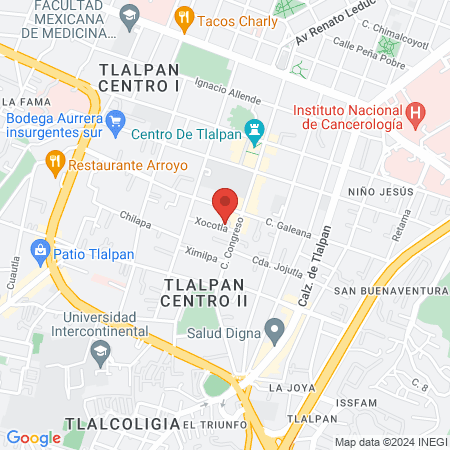 Dra. Lourdes Alquicira map