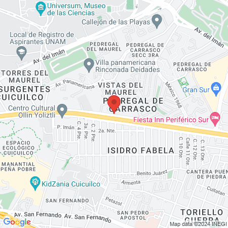 Reproduccion Asistida Metropolitana Sc map