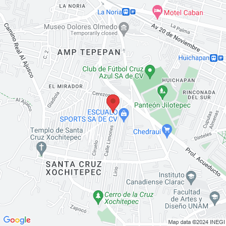 Hospital Veterinario México map