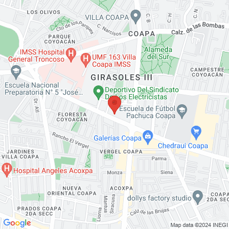 Moon Vanity salón map