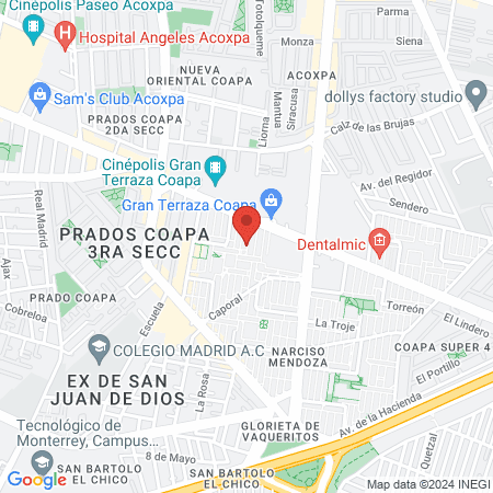 Dr. Luis Arturo Cruz - Patología y Medicina bucal map