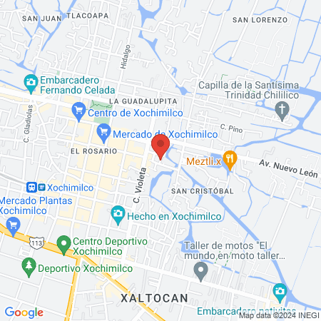 Academia Vaisnava Xochimilco map