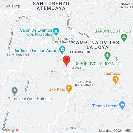 Consultorio Dental Ortodenny Sucursal Pozo 5 - San Lorenzo Atemoaya map