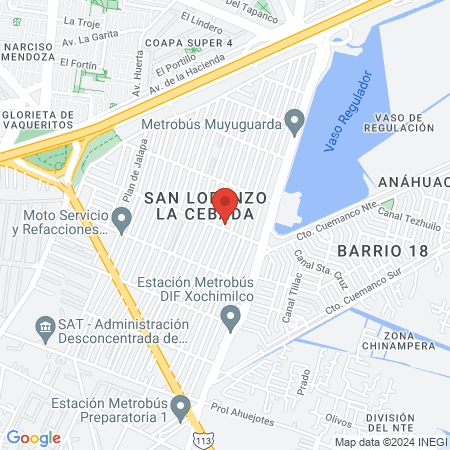 Estética Unisex Marisol map