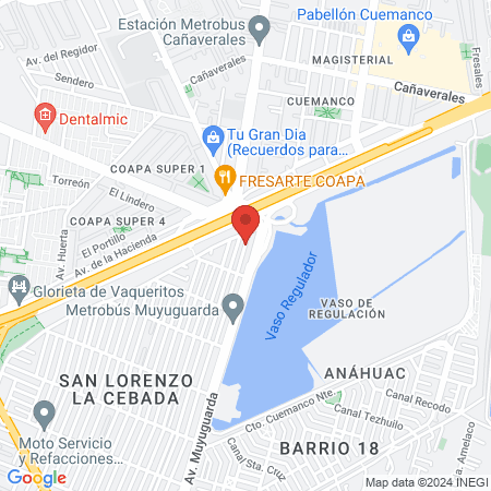 Gabriela Pacheco Ventura Médico General Xochimilco map