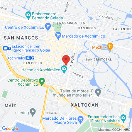 Clínica Hospital Xaltocan map