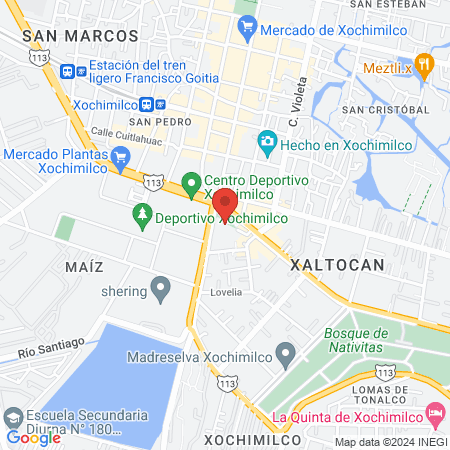 Unidad Michou y Mau map