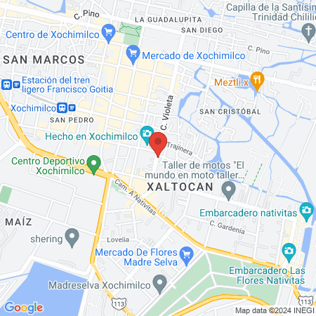 Veterinaria y estetica canina "ROCKY" map