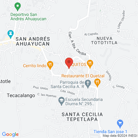 Salon de belleza Medusa map