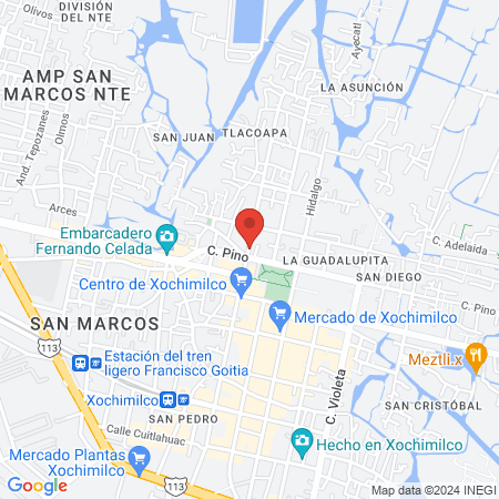 Consultorio dental dental Mecanil map