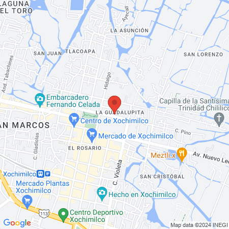 Dra. Ana Leticia Juarez map