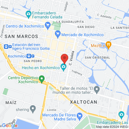 Dra. María Rosa Chávez Martínez, Reumatólogo map