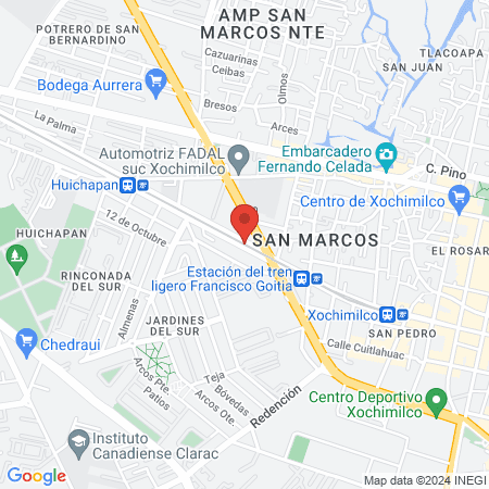 Dr. Francisco Javier Diaz Vargas map