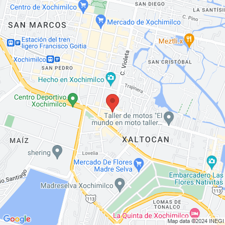 Estética Unisex Ely map