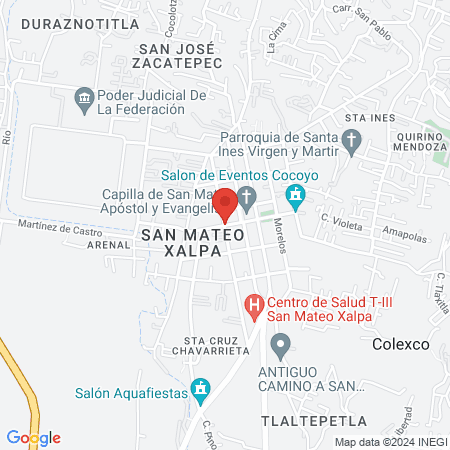 Estética Ximena map