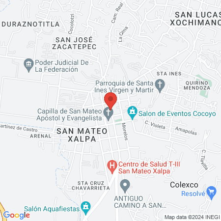 Estética Unisex Eleganza map