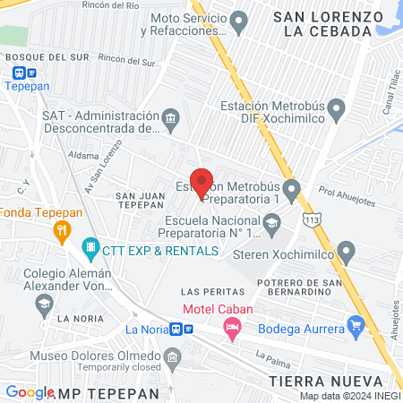 Escalante Jimenez Silvia Edisa map