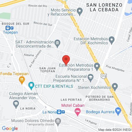 Salón y uñas Valentina map