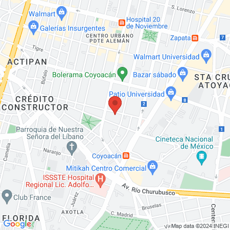 Velazquez Maya Carlos Dr map