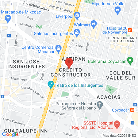 Beauty Center map