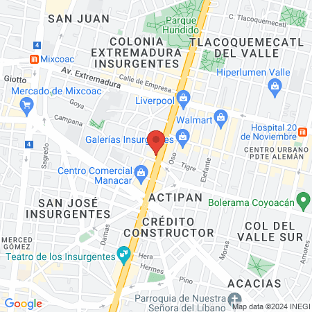 Mandala’s Spa & Salón map