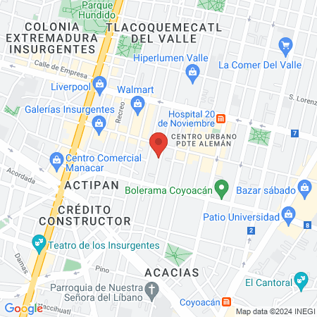 Ánima Beauty Center map