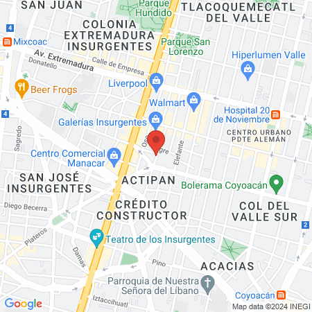 Consultorio Médico Recreo map