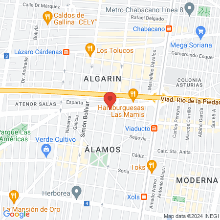 Barbería Distrito 52 map