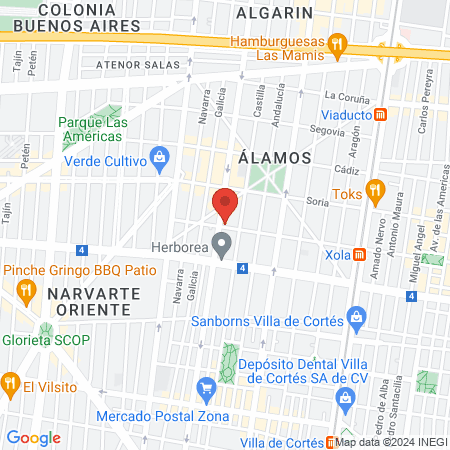 DENTISTA OFTALMOLOGIA map