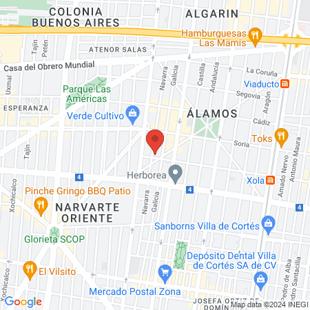 Veterinaria Mestizo map