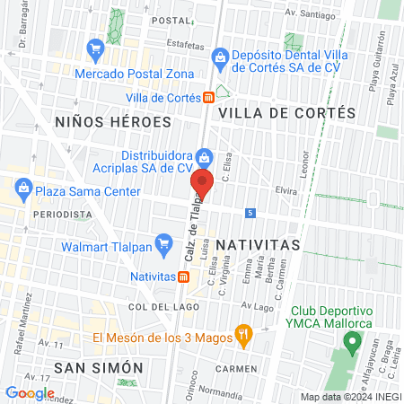 EV NailSpa map