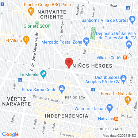 Yupi Yupi Estética Infantil map