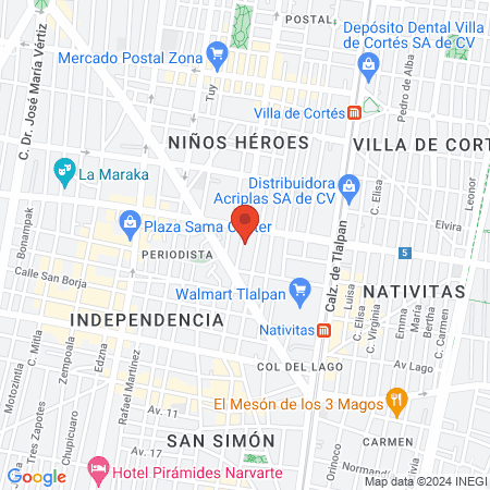 The Body Organic Spa map