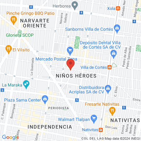 María Daniela SPA map