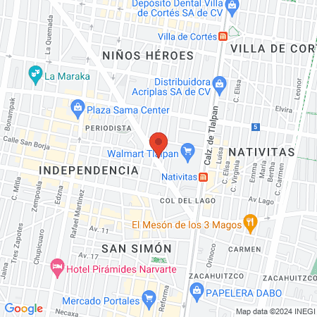 Dentista Dra. Aurea map