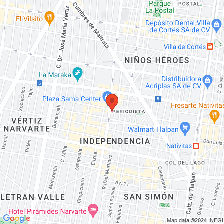 Relevium Terapeutas map