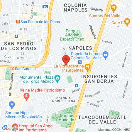 Más Guapo México map