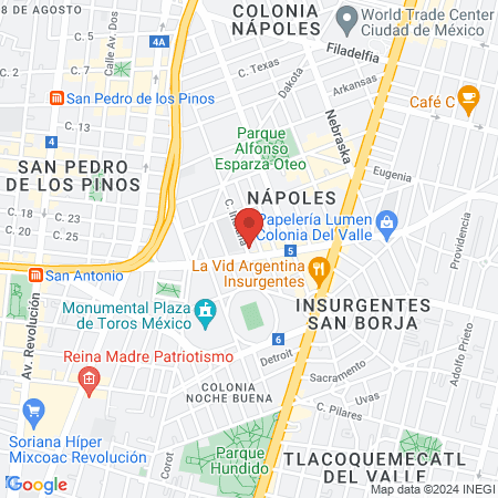 DR. DIEZ GURTUBAY MIGUEL ANGEL Y DR. PEREZ SAN JULIAN SUCHOWIECKY JOSE MANUEL map