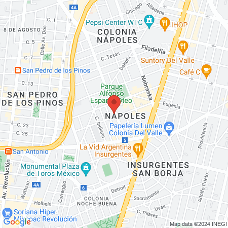 Grupo Medico Napoles map