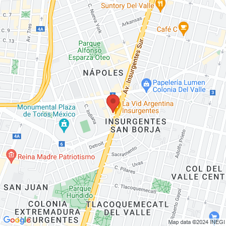 Clinica Dental Nápoles map
