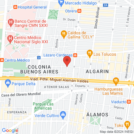 Doctor Eduardo Cornélio Bouchan Valencia map